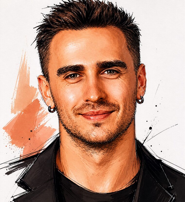 Portrait of FIL, founder of SecBrain